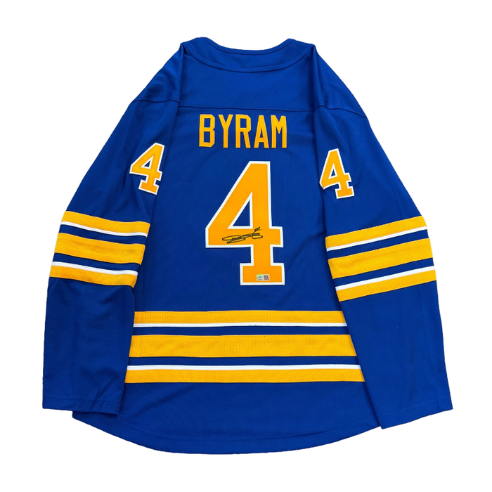 Bowen Byram Signed Buffalo Sabres Authentic Blue Jersey
