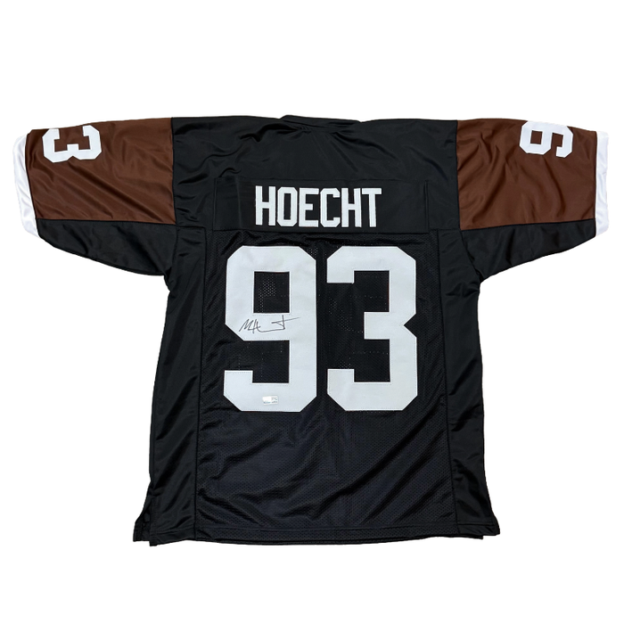 Michael Hoecht Signed Pro-Style Black College Football Jersey
