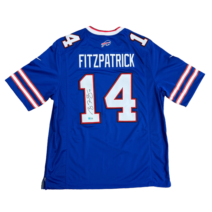 Ryan Fitzpatrick Signed Buffalo Bills Nike Authentic Blue Stitched Jersey