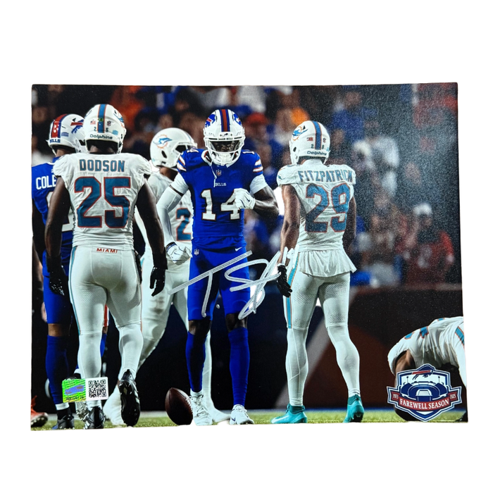 Tyrell Shavers Signed Celebration vs Dolphins 8x10 Photo