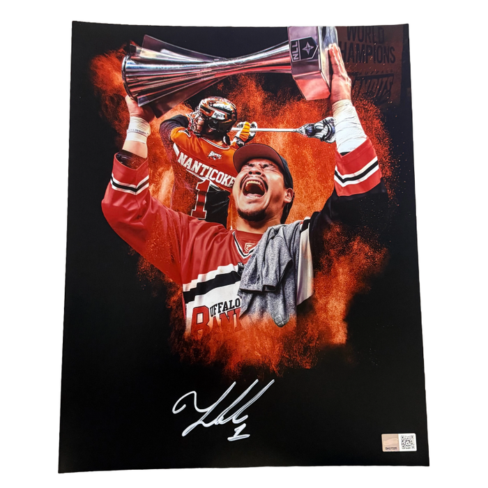 Tehoka Nanticoke Signed Color Burst Collage Photo