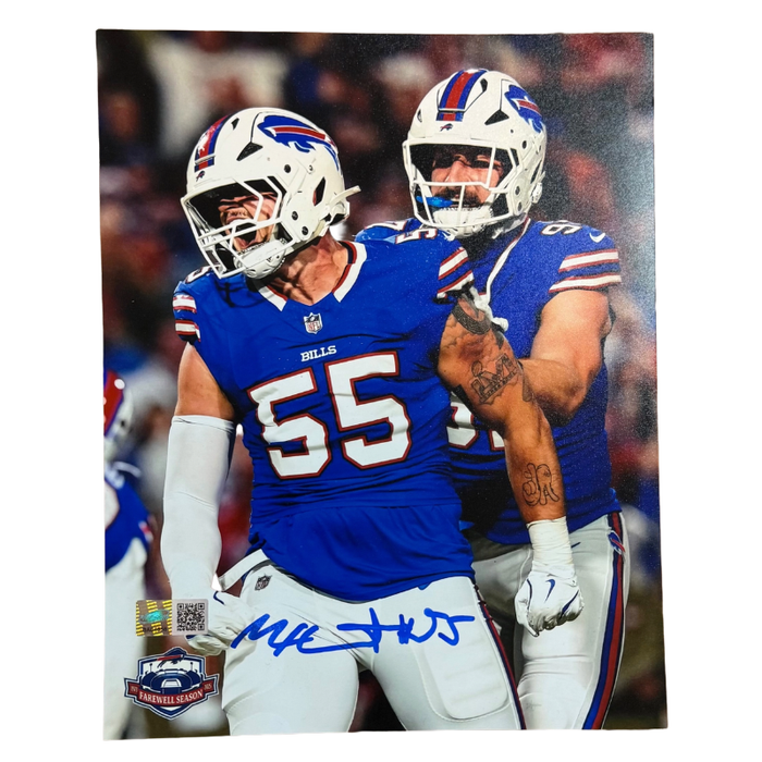 Michael Hoecht Signed Close up with Bosa Photo