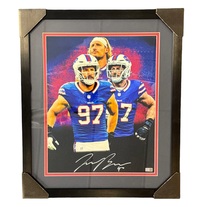 Joey Bosa Signed Collage 11x14 Photo - Professionally Framed