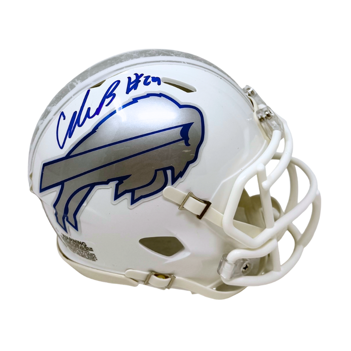 Cole Bishop Signed Buffalo Bills Rivalries Speed Mini Helmet