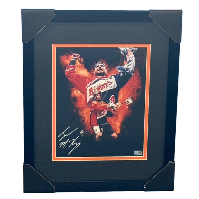 Ian Mackay Signed Color Burst Collage 11x14 Professionally Framed Photo