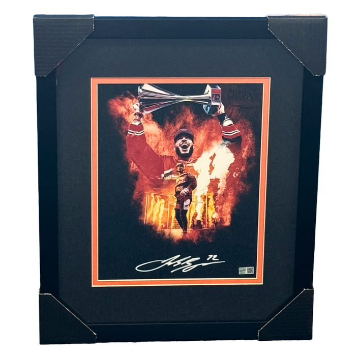 Josh Byrne Signed Color Burst Collage 11x14 Professionally Framed Photo