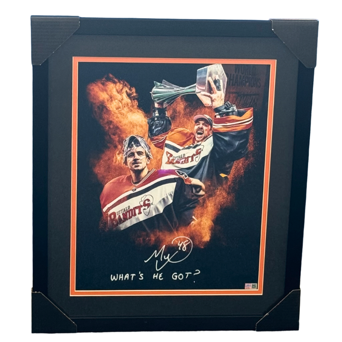 Matt Vinc Signed Colorburst Collage 16x20 Professionally Framed Photo