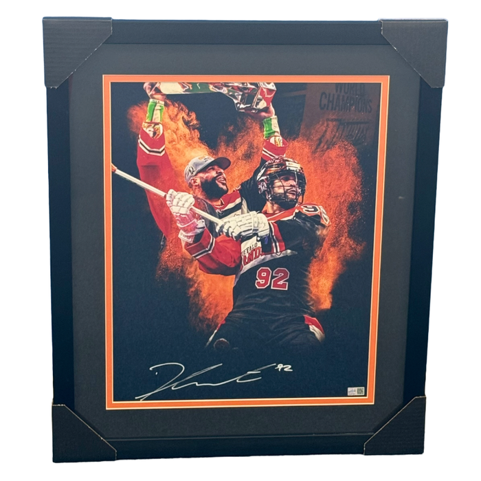 Dhane Smith Signed Colorburst Collage 16x20 Professionally Framed Photo