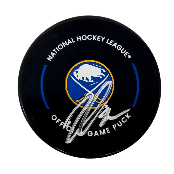 Tage Thompson Signed Buffalo Sabres Official Game Model Hockey Puck