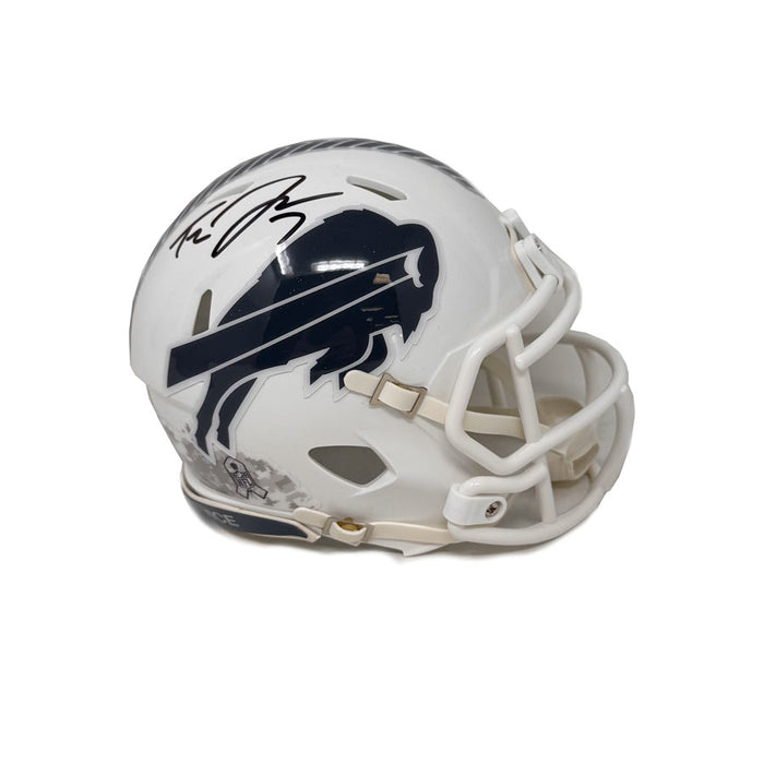 Taron Johnson Signed Buffalo Bills 2024 Salute to Service Speed Mini Helmet