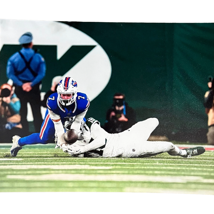 Taron Johnson Unsigned Jets Interception 8x10 Photo