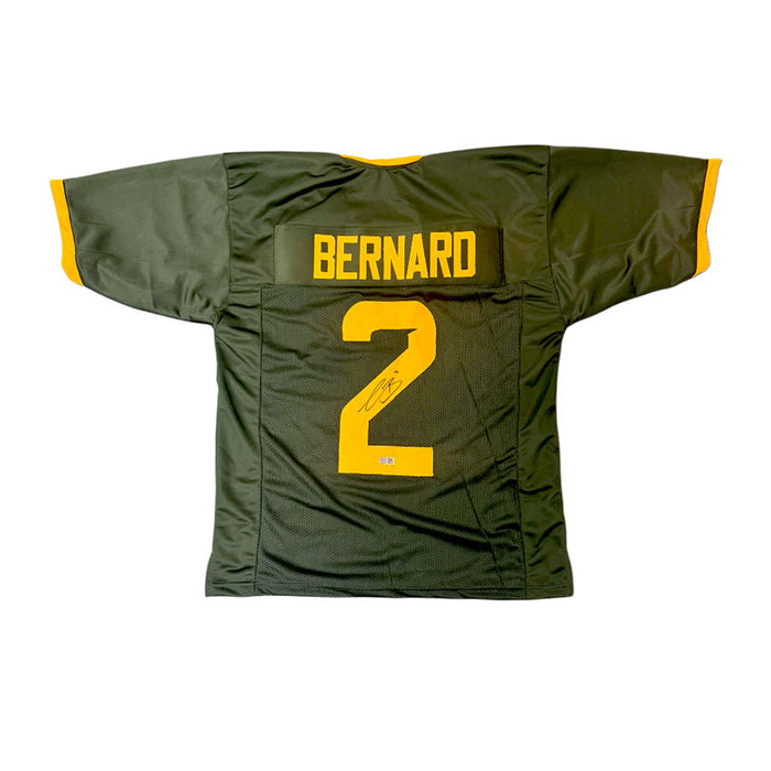 DOORBUSTER: Terrel Bernard Signed Pro-Style Green College Football Jersey