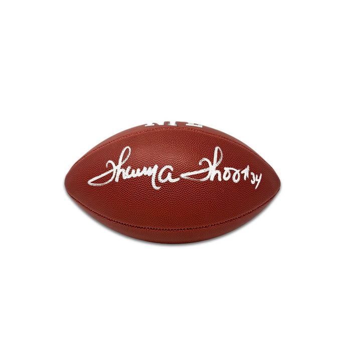 Thurman Thomas Signed Wilson Replica Football