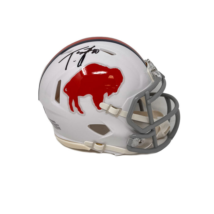 Tyrell Shavers Signed Buffalo Bills Standing Buffalo Speed Mini Helmet