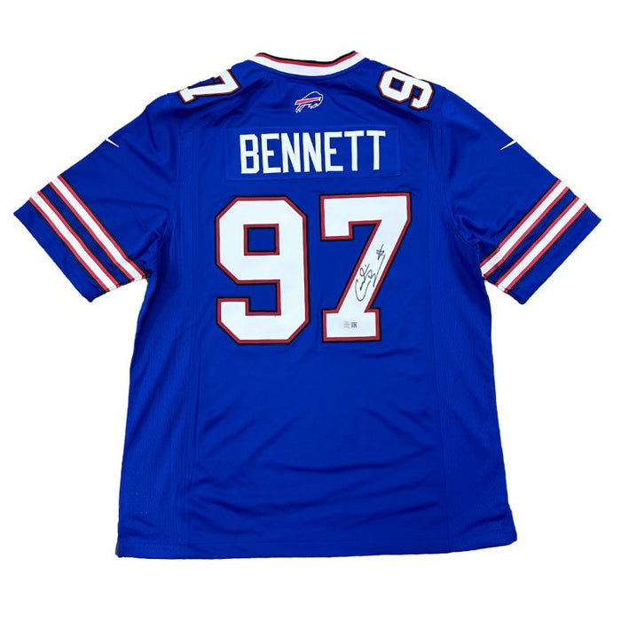 Cornelius Bennett Signed Buffalo Bills Nike Authentic Blue Stitched Jersey