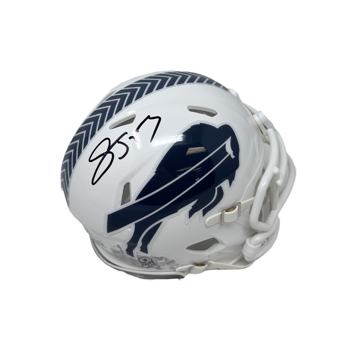 Stevie Johnson Signed Buffalo Bills 2024 Salute to Service Speed Mini Helmet