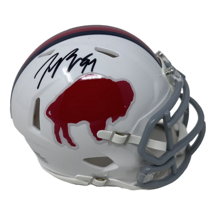Joey Bosa Signed Buffalo Bills Standing Buffalo Speed Mini Helmet