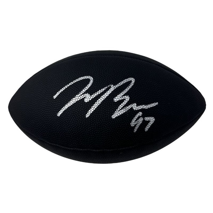 Joey Bosa Signed Buffalo Bills Black Logo Football