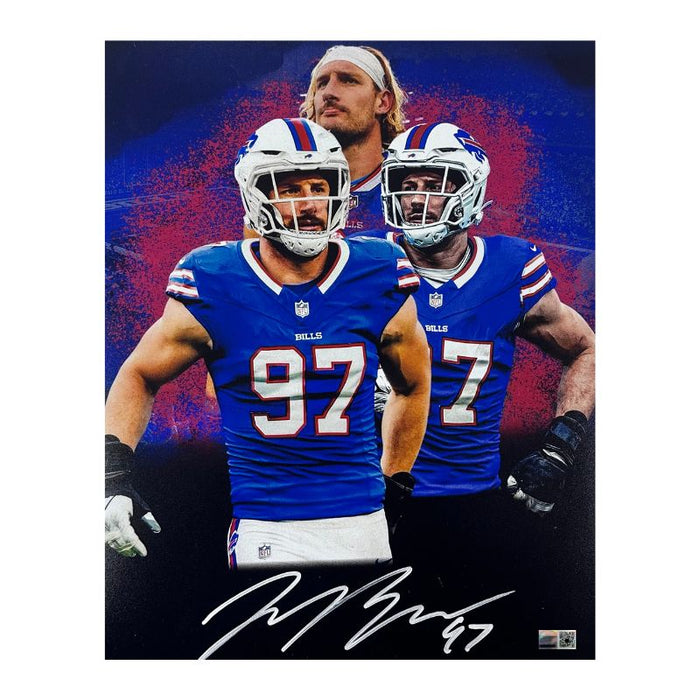 Joey Bosa Signed Color Burst Collage Photo