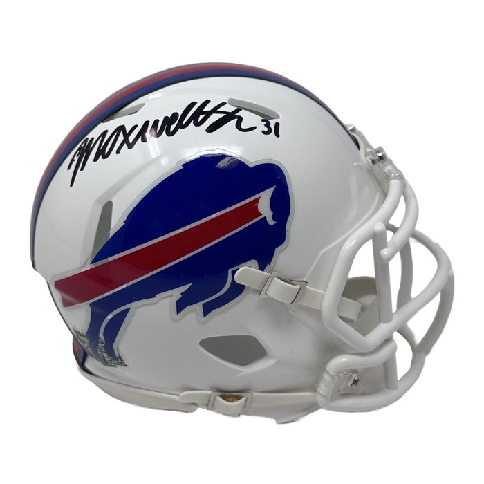 Maxwell Hairston Signed Buffalo Bills 2021 Speed Mini Helmet