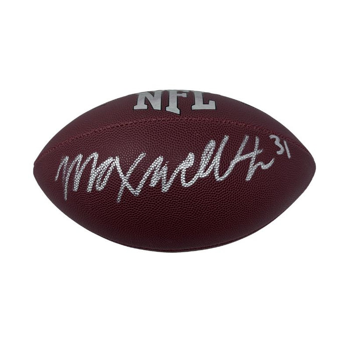 Maxwell Hairston Signed Wilson Replica Football