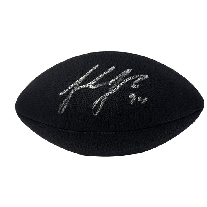 Landon Jackson Signed Buffalo Bills Black Logo Football