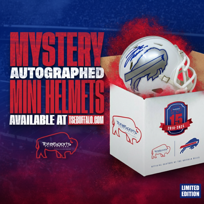 TSE Buffalo Autographed Mystery Mini Helmet