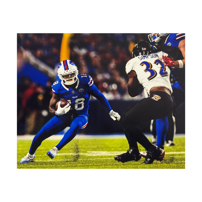 Elijah Moore Unsigned with Ball 8x10 Photo