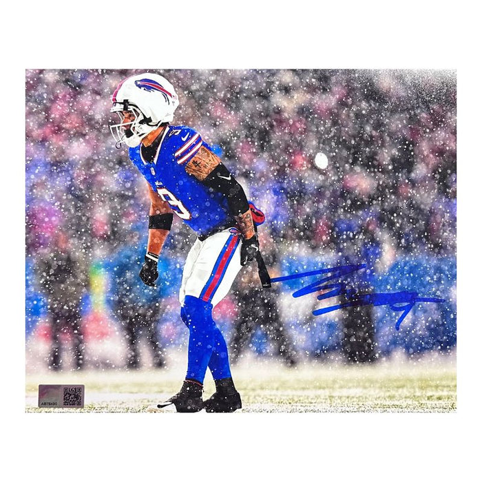 Taylor Rapp Signed Close up in Snow Photo