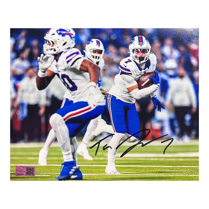 Taron Johnson Signed Pick 6 vs Colts 8x10 Photo