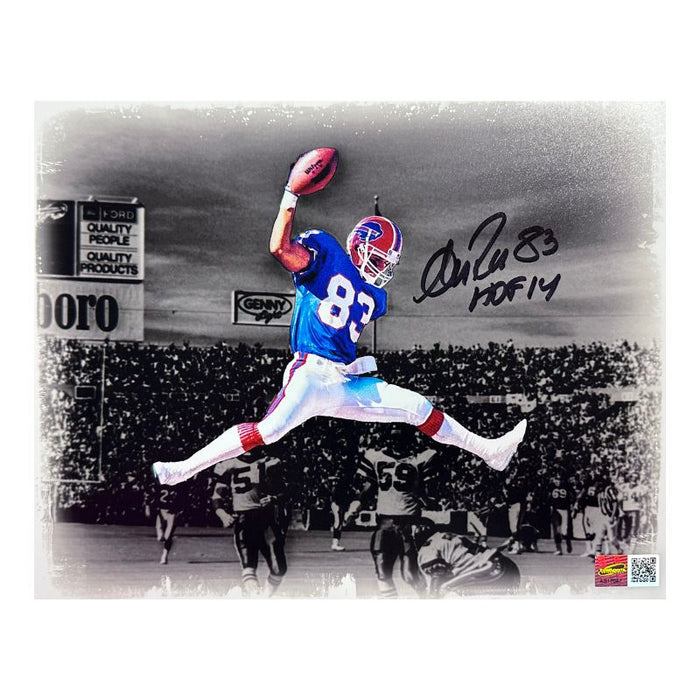 DOORBUSTER: Andre Reed Signed Spotlight Jump Spike Celebration 16x20 Photo with HOF 2014