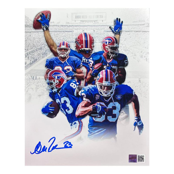 Andre Reed Signed Multi Image Collage Photo