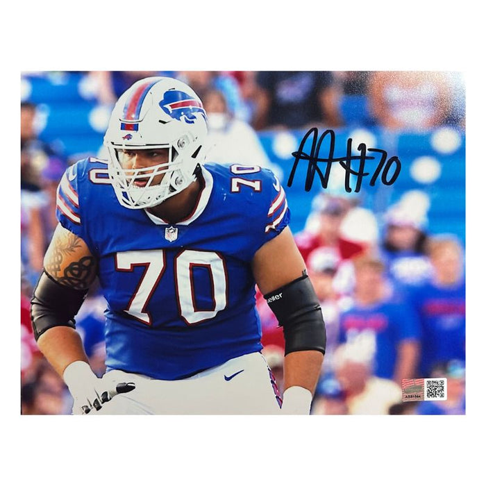 Alec Anderson Signed Close-up in Blue 8x10 Photo