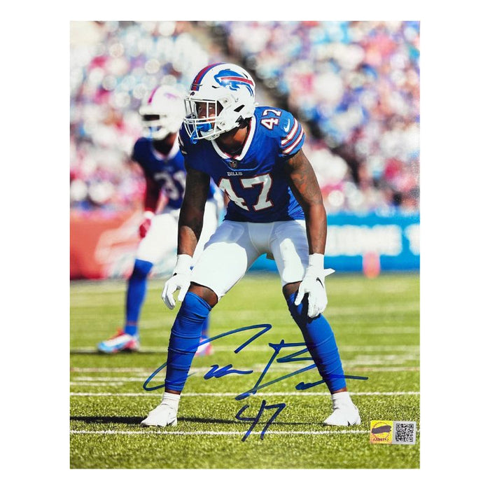 Christian Benford Signed Ready in Blue 8x10 Photo