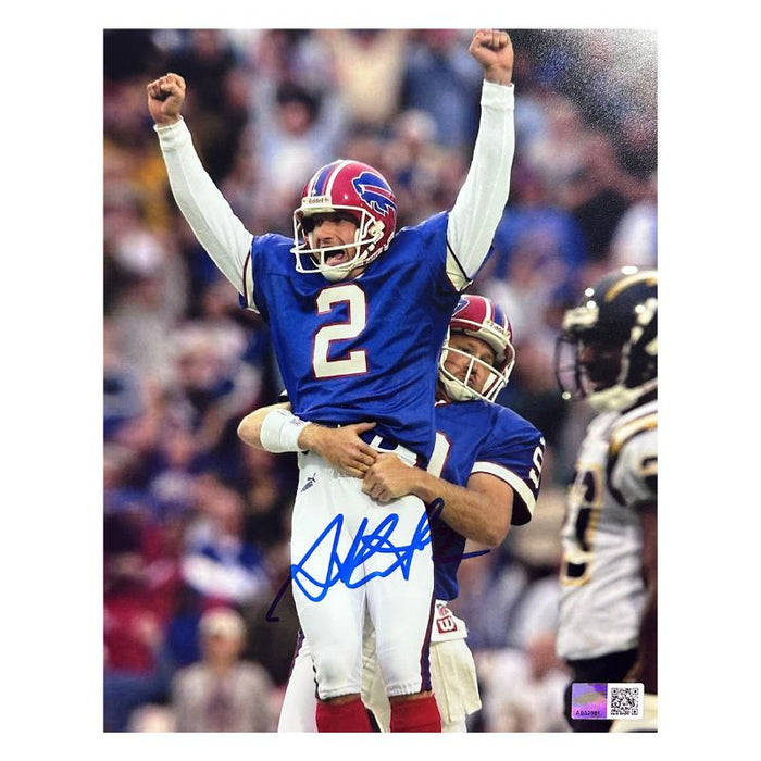 Steve Christie Signed Jump Celebration Photo