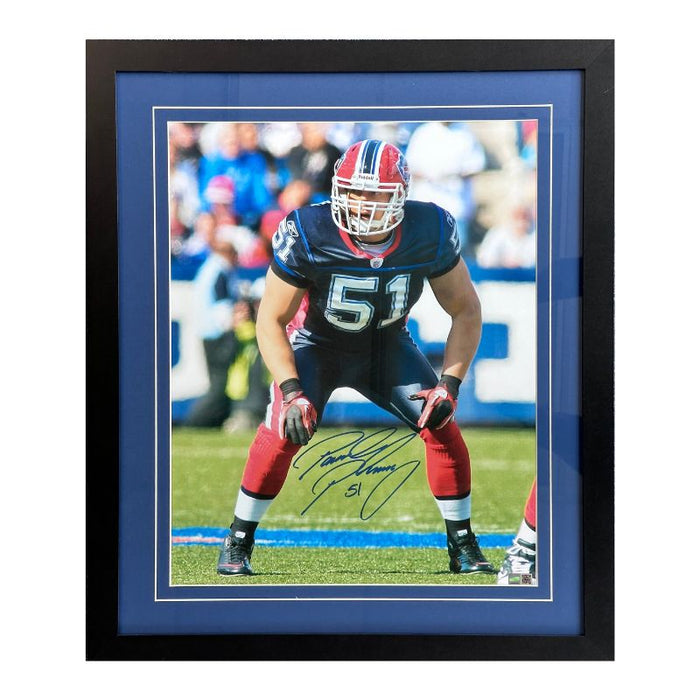 Paul Posluszny Signed in Stance 16x20 Photo Professionally Framed