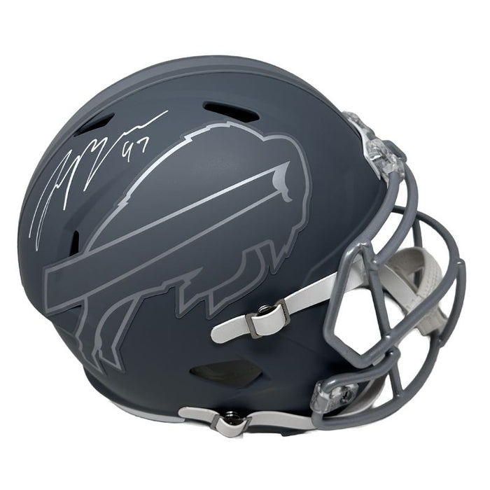 Joey Bosa Signed Buffalo Bills Full Size Slate Speed Replica Helmet