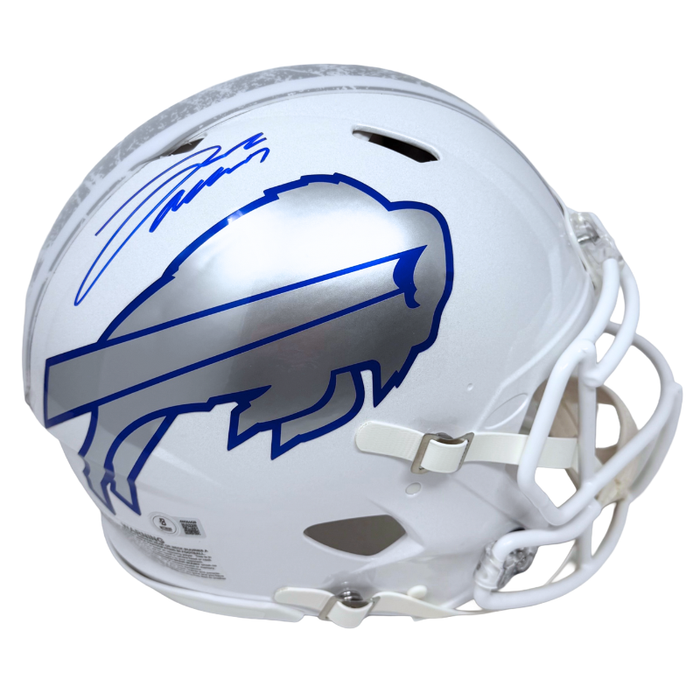 Josh Allen Signed Buffalo Bills Full Size Rivalries Speed Authentic Helmet