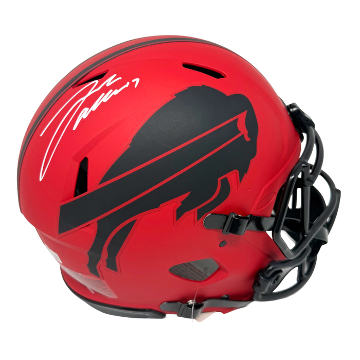 Josh Allen Signed Buffalo Bills Full Size RAVE Speed Authentic Helmet