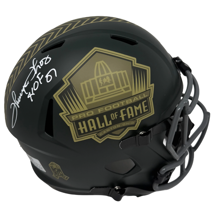 Thurman Thomas Signed Hall of Fame Full Size 2025 Salute to Service Speed Replica Helmet with HOF 07