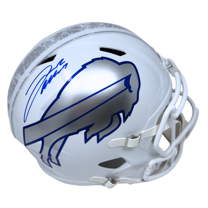 Josh Allen Signed Buffalo Bills Full Size Rivalries Speed Replica Helmet