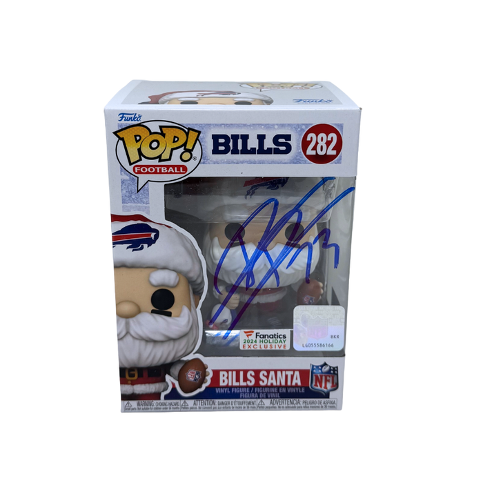 Dion Dawkins Signed Buffalo Bills Santa Funko Pop