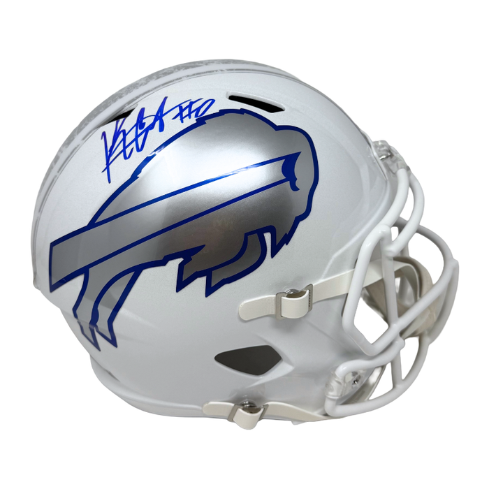 Keon Coleman Signed Buffalo Bills Full Size Rivalries Speed Replica Helmet