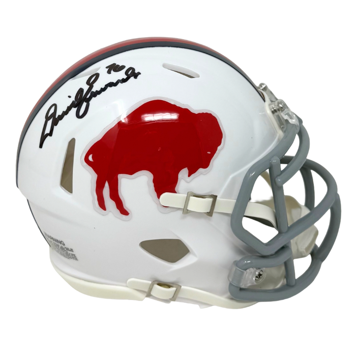 David Edwards Signed Buffalo Bills Standing Buffalo Speed Mini Helmet