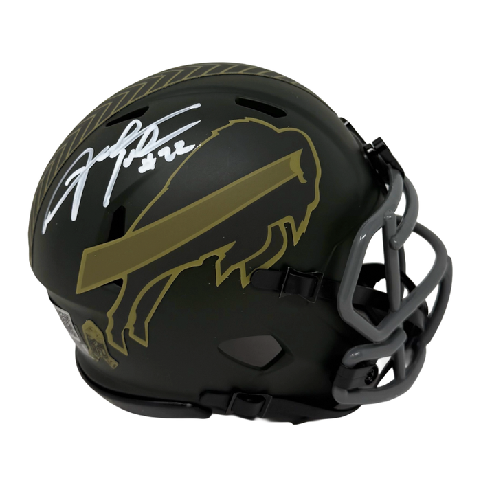 Fred Jackson Signed Buffalo Bills 2025 Salute to Service Speed Mini Helmet