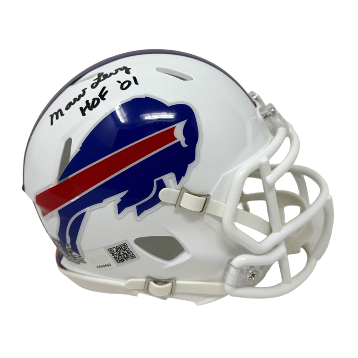 Marv Levy Signed Buffalo Bills 2021 Speed Mini Helmet with HOF '01