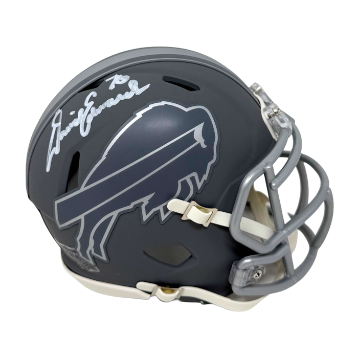 David Edwards Signed Buffalo Bills Slate Speed Mini Helmet