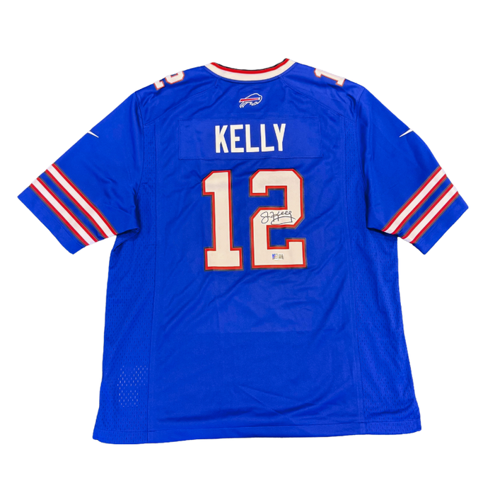 Jim Kelly Signed Buffalo Bills Nike Authentic Blue Stitched Jersey