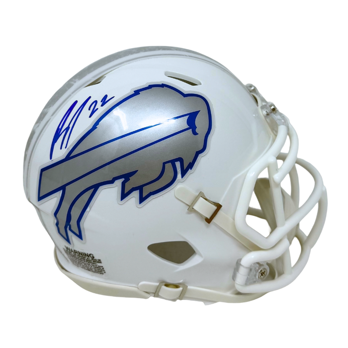 Ray Davis Signed Buffalo Bills Rivalries Speed Mini Helmet