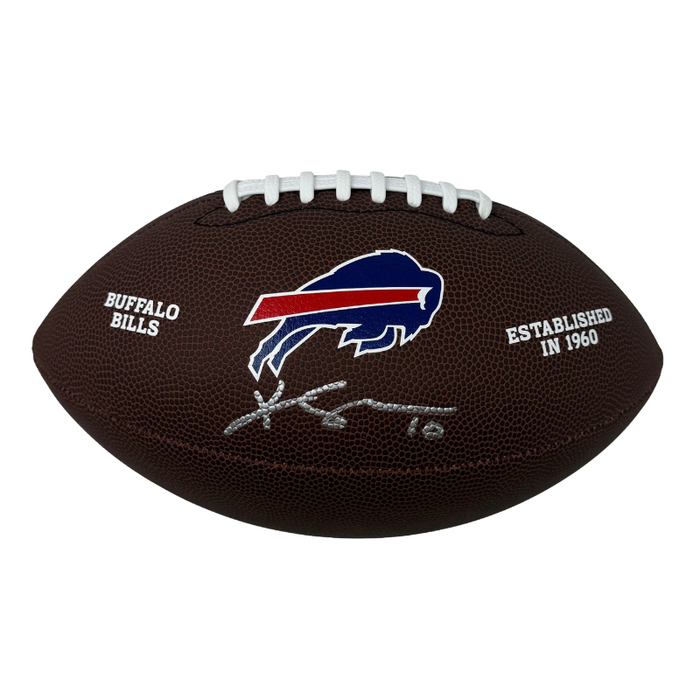 Khalil Shakir Signed Buffalo Bills Logo Football